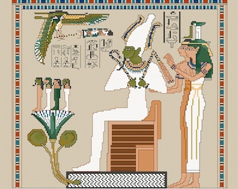 Osiris and Sisters Cross Stitch design