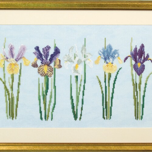 Iris Cross Stitch Pattern PDF Instant Download Etsy