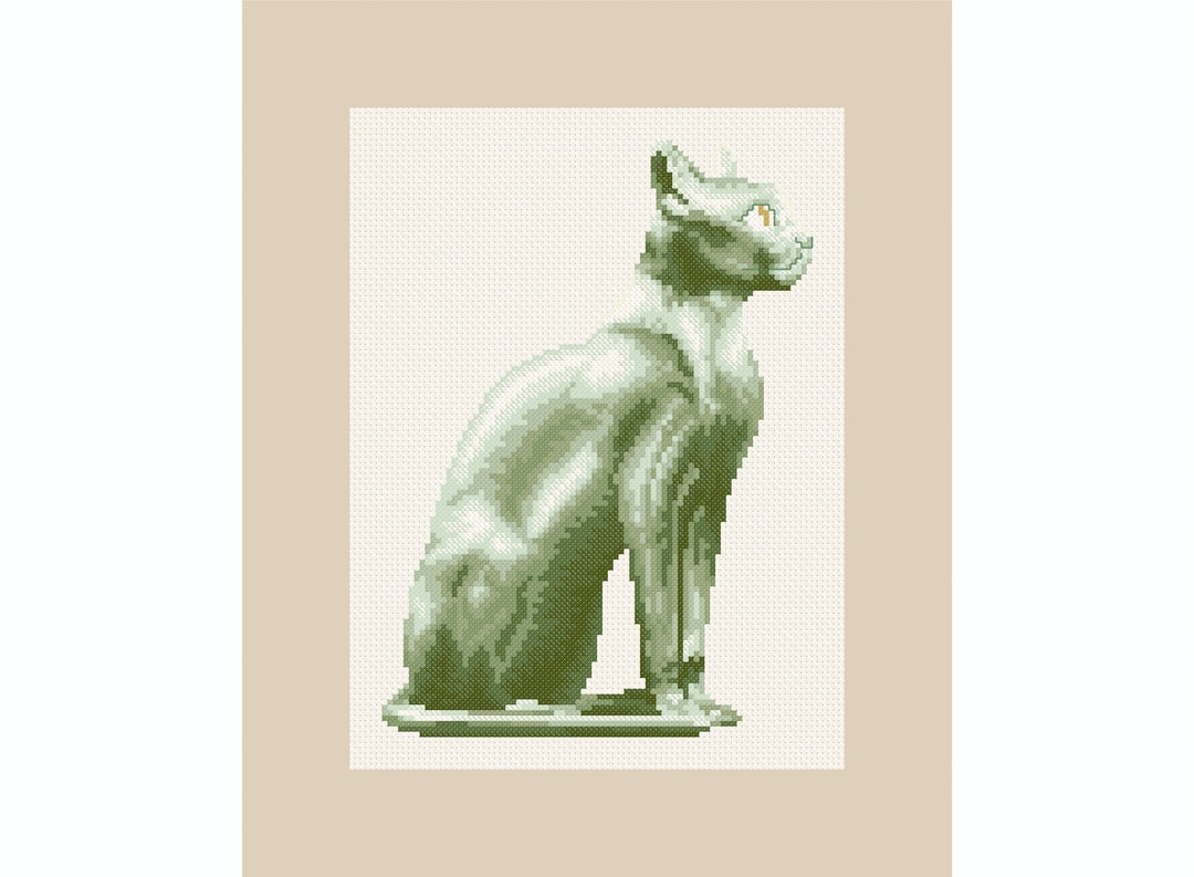 クロスステッチエジプト猫 - Etsy 日本