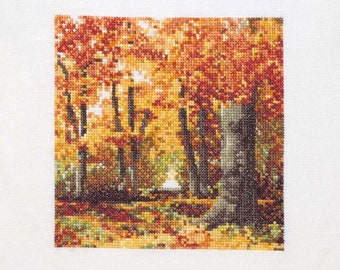 Autumn Colours in Cross Stitch