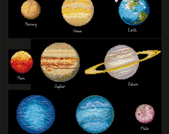 Celestial Spheres cross stitch design