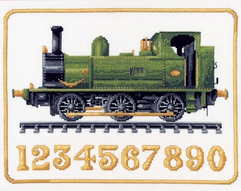 Cross stitch design 'Engine numbers'