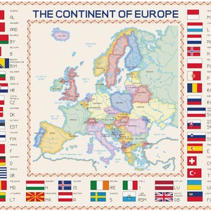 Het vasteland van Europa