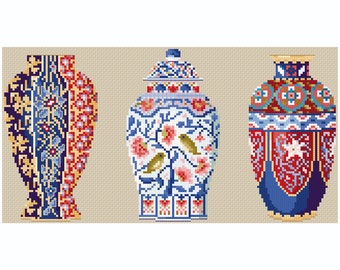 Porcelain Treasures - Three Chinese Vases