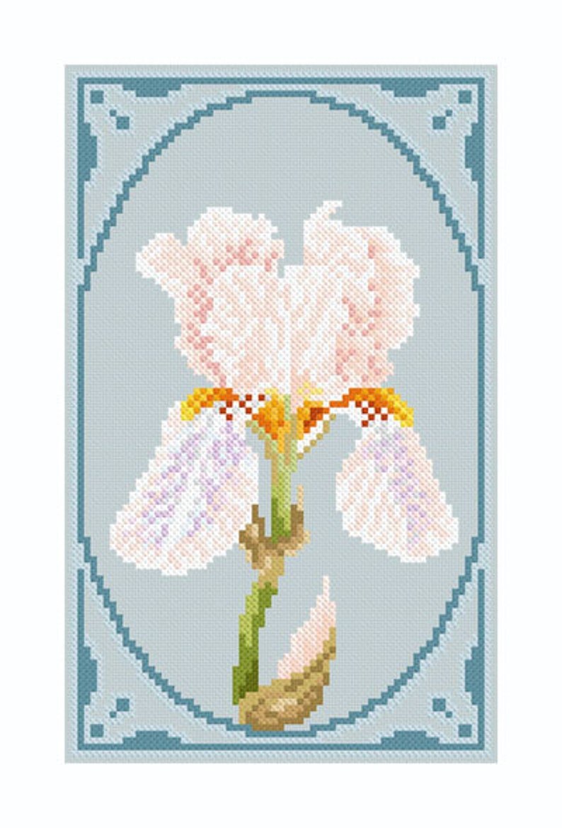 Cross stitch design 'Majestic Irises' image 5