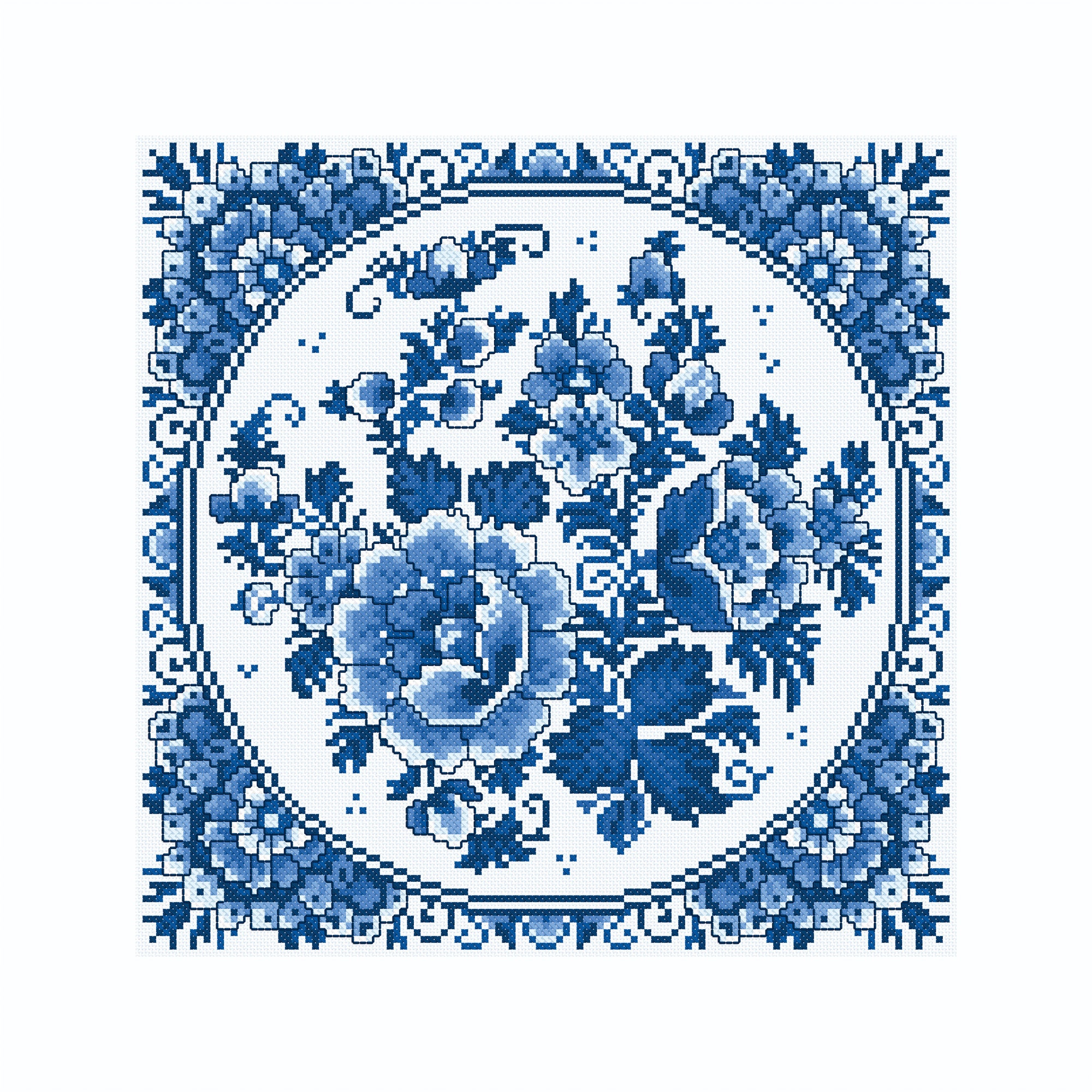 Delft Cross Stitch - Etsy