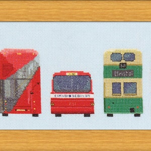 London Bus Magnetic Needle Minder - Stitched Modern