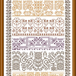 Traditionell bandsampler 3