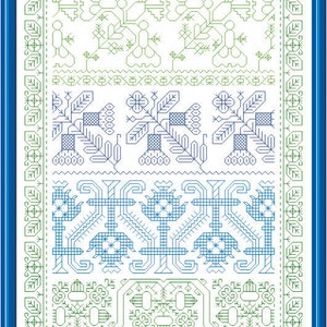 Traditionell bandsampler 7
