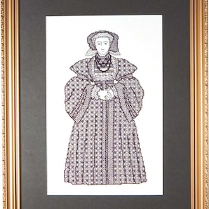 Blackwork Design &#39;Anne of Cleves&#39;