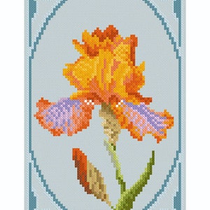 Cross stitch design 'Majestic Irises' image 4