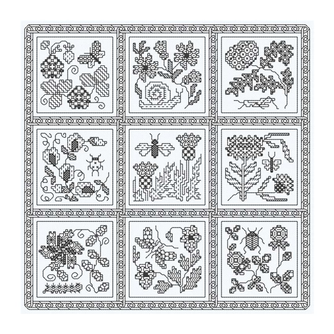 Blackwork Design elizabethan Blackwork Etsy Australia