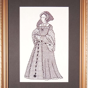 Blackwork Design &#39;Jane Seymour&#39;