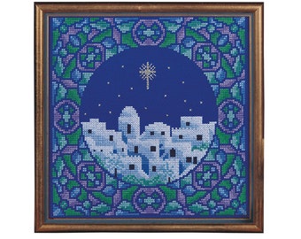 Cross stitch 'Town of Bethlehem'
