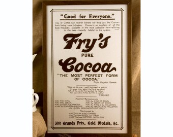 Fry's Kakao Werbung