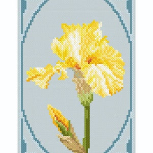 Cross stitch design 'Majestic Irises' image 3