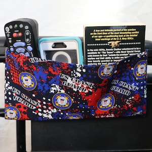 Coast Guard Single Pocket Armrest Bag for Wheelchair - Size: 10.75&quot;x5.5&quot;