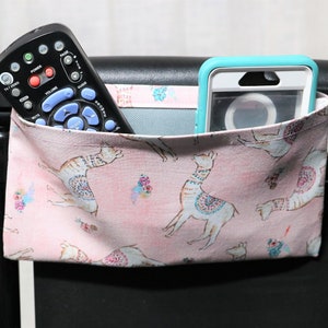 Llamas Single Pocket Armrest Bag for Wheelchair -Size: 9&quot;x5&quot;
