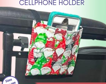 Armlehnentasche für Rollstuhlfahrer, Weihnachts-Handyhalter, Weihnachts-Organizer, handgefertigtes Geschenk