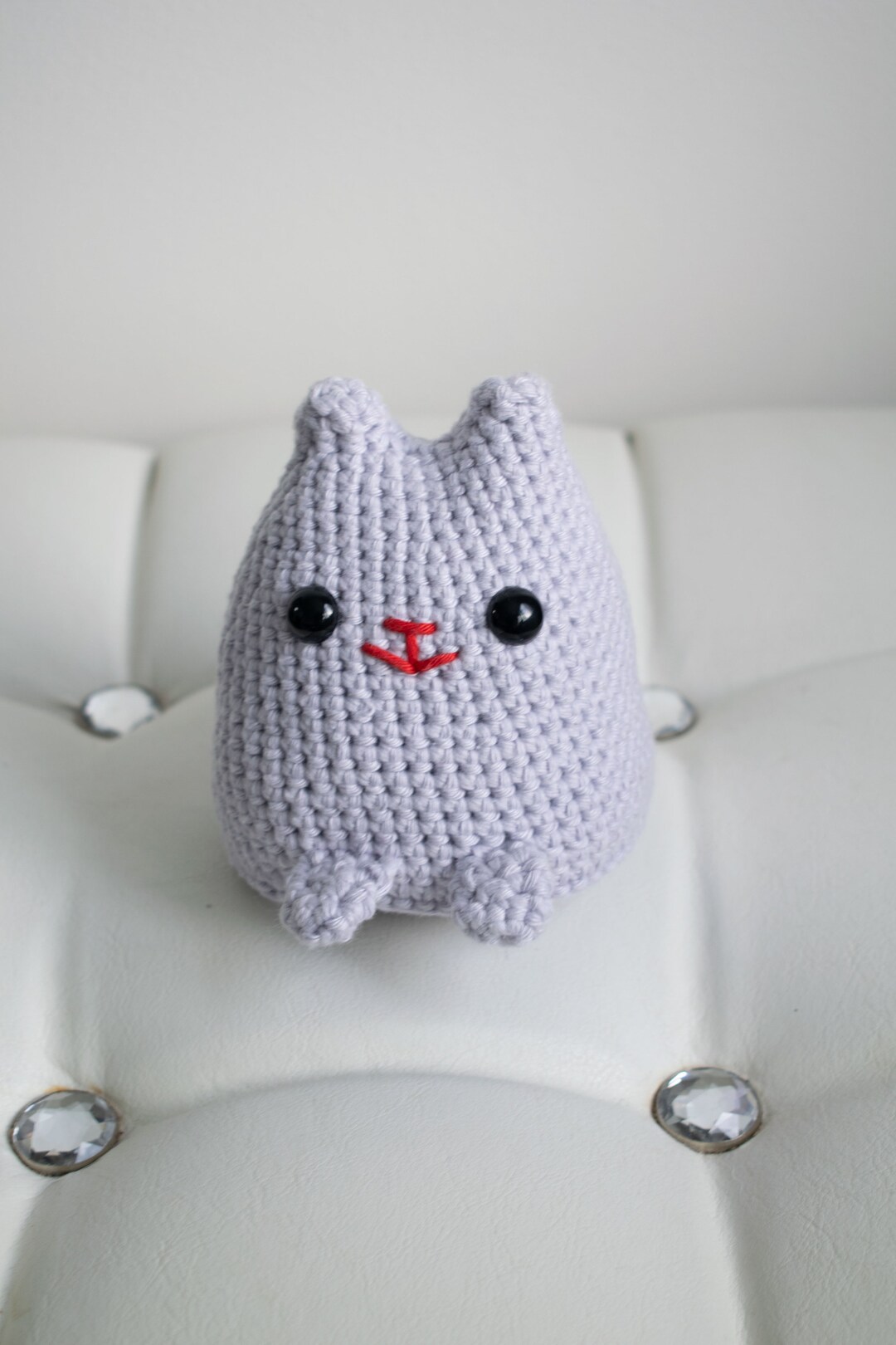 Knitted Cat Soft Toy dumpling Kitty Etsy