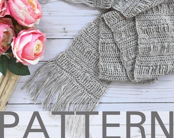 Sand Drift Scarf | Crochet Scarf Pattern | Lightweight Scarf