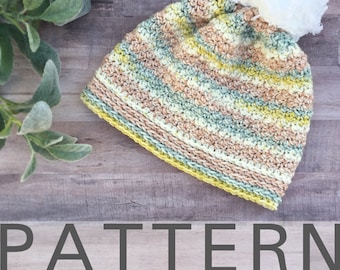 The Kayla Beanie | Crochet Hat Pattern | Crochet Beanie Pattern