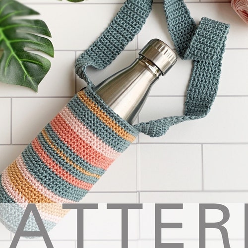 Crochet Water Bottle Holder Etsy