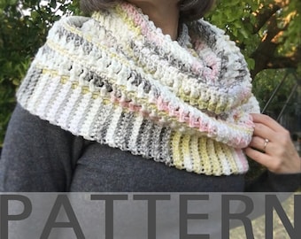 Bulky Yarn Twisted Cowl Crochet Pattern: Easy Infinity Scarf (PDF ...