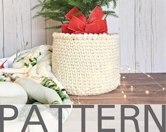 Crochet Planter Basket Pattern | Crochet Basket Pattern