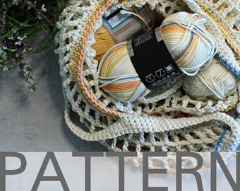Mesh Market CROCHET PATTERN | Beach bag