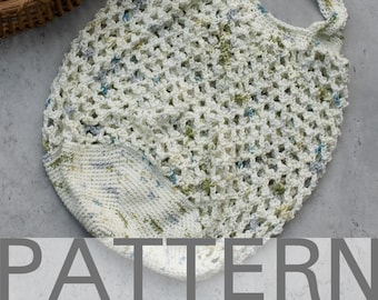 Crochet Market Bag Pattern | Rows of Picots Design (PDF Pattern)