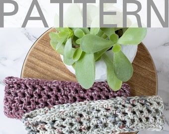 Easy Crochet Elastic Headband Pattern | Mesh Design (PDF Pattern)