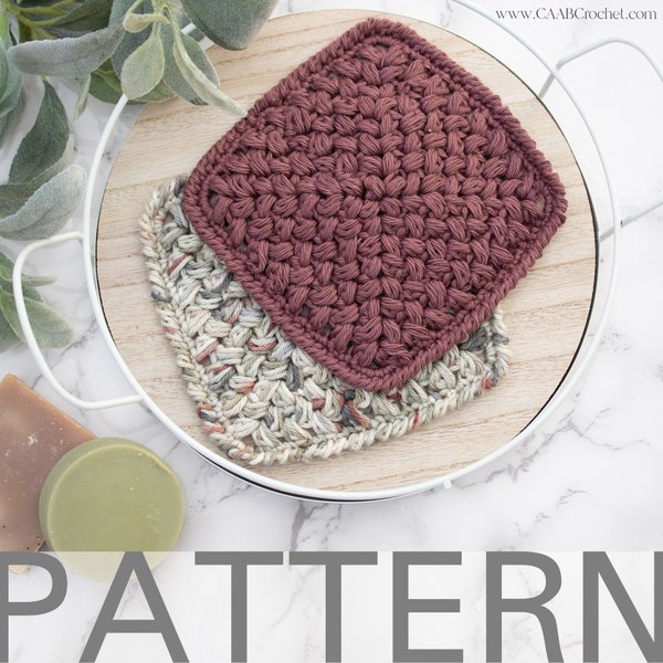 Crochet Washcloth Pattern | Spill the Beans Wash Cloth