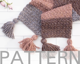 Unique Crochet Scarf PATTERN | Re-Spekt Scarf