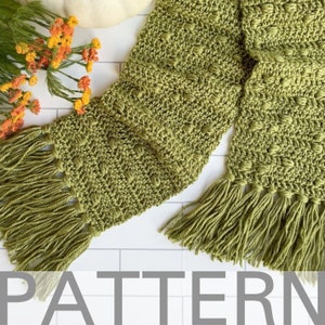 CROCHET PATTERN: Beaded Scarf