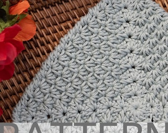 Star Stitch Wash Cloth CROCHET PATTERN