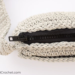 Crossbody Bag CROCHET PATTERN Belt Bag Fanny Pack Hip Pack Waist Pack Bum Bag image 5