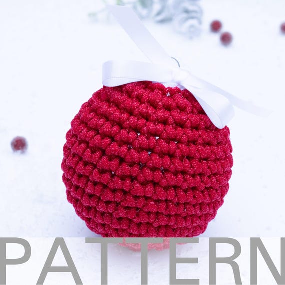 Crochet Christmas Ball PATTERN | Christmas Bauble Pattern