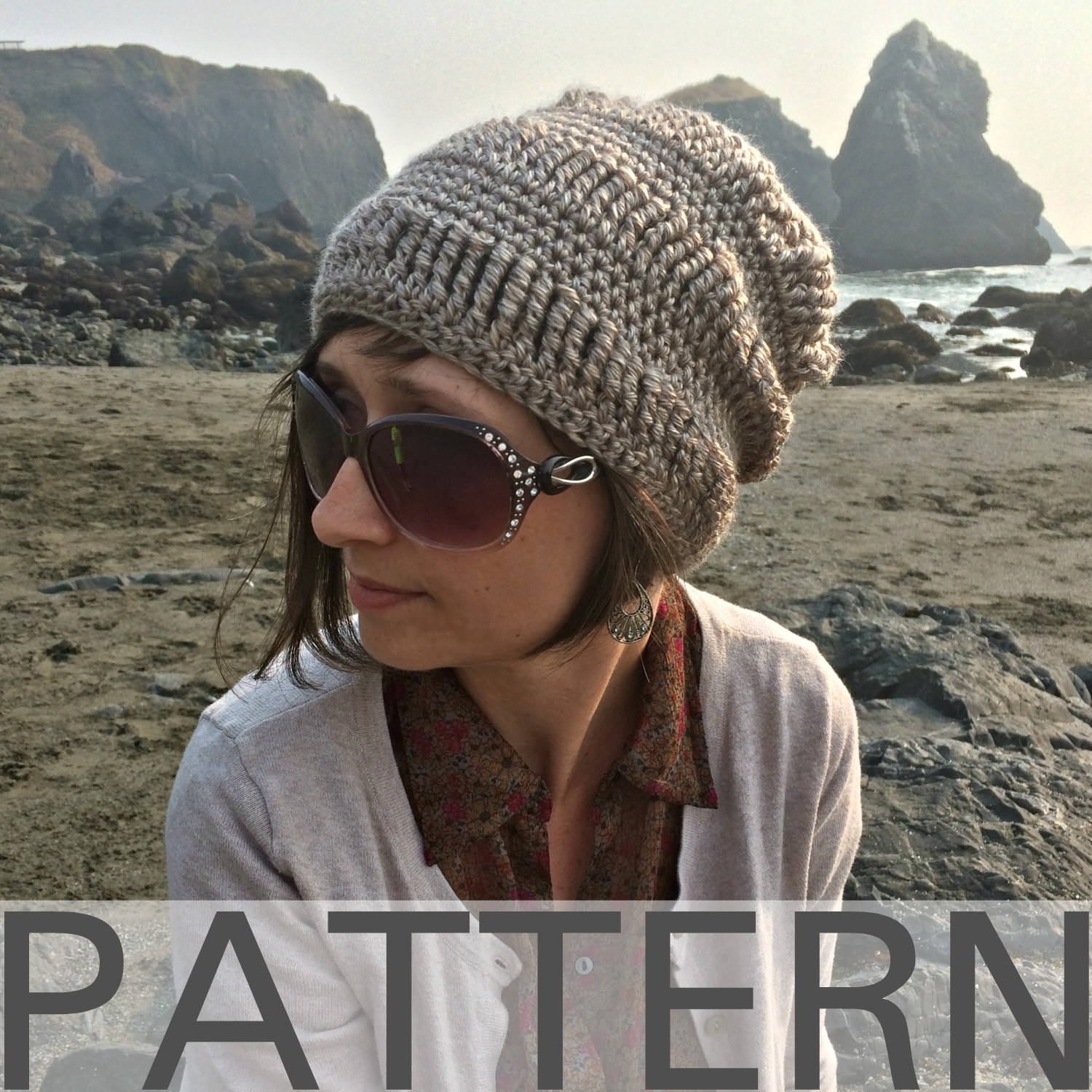 39 Hipster Slouchy Beanie Crochet Patterns for Stylish DIY Hats 20 Crochet Beanie Pattern Sand Drift Beanie Crochet Hat