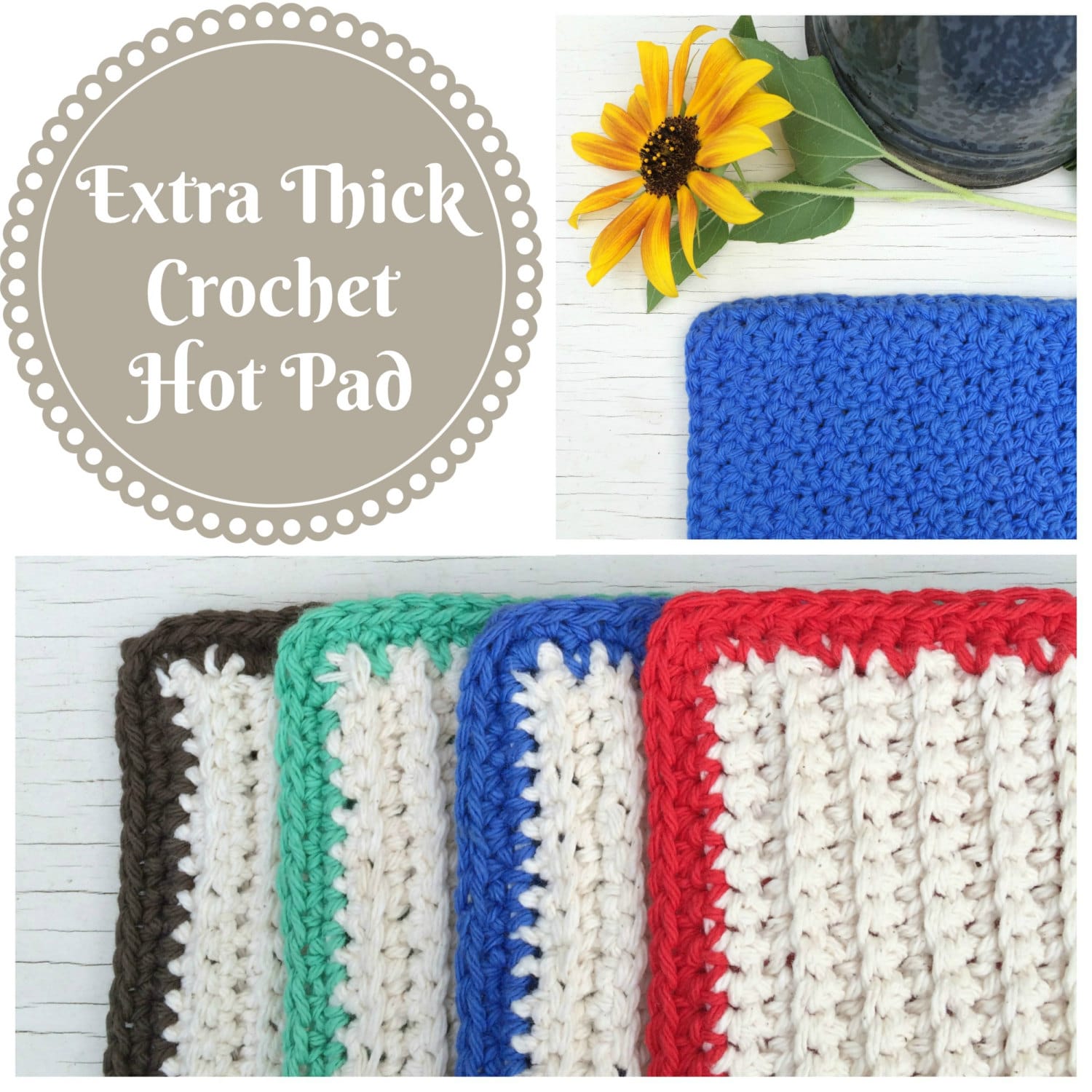 Extra Thick Crochet Hot Pad Etsy