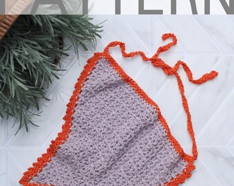 Lace Crochet Bandana PATTERN for Spring & Summer Boho