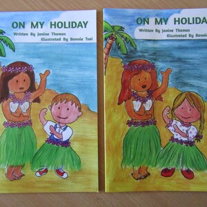 On My Holiday Personalised Kids Story Book