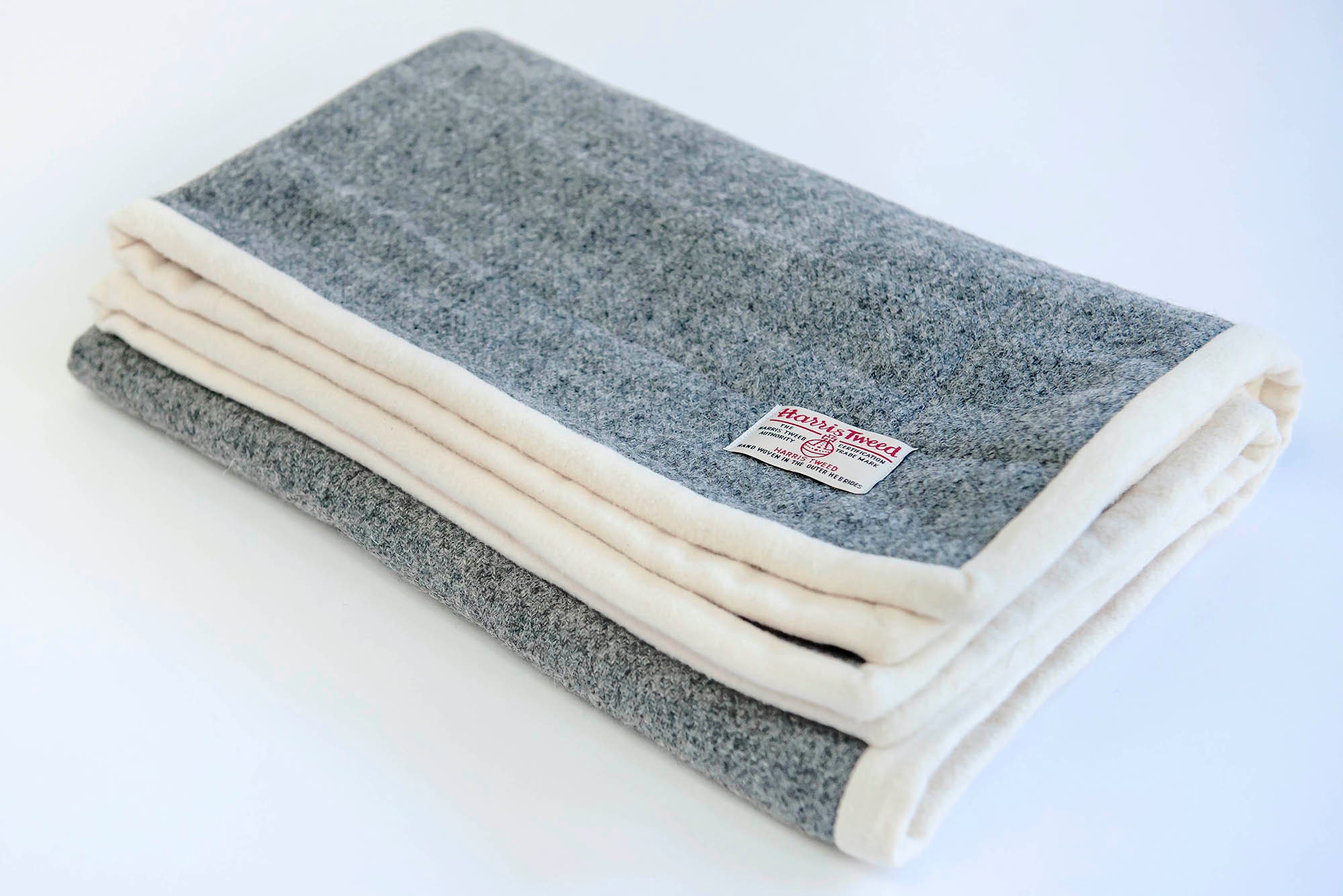 Grey Harris Tweed Baby Handmade in Scotland