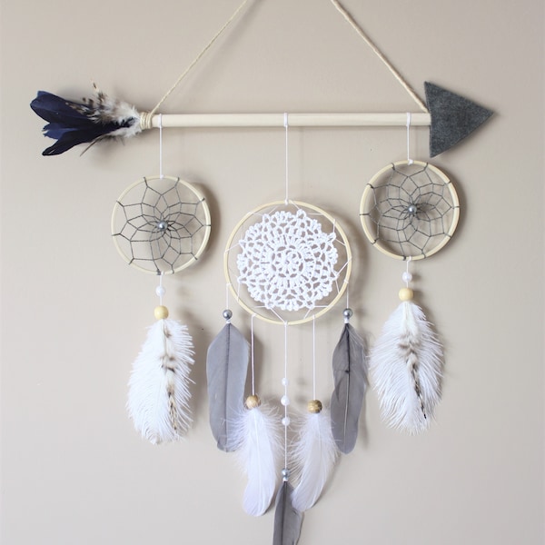 Dream Catcher Arrow-Arrow Nursery Decor-Adventure Theme Nursery-Baby Boy Girl Nursery-Baby Shower Gift-Kids Room Decor-Arrow Wall Decor