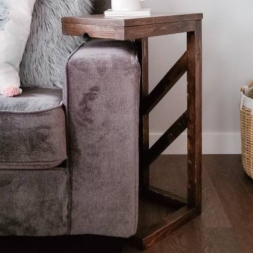 Custom Couch/sofa Arm Rest Side Table Etsy