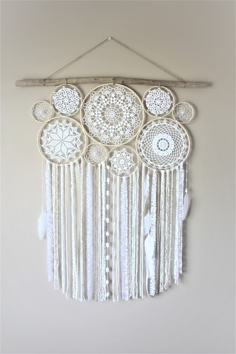Large Dream Catcher Wall Hanging Dreamcatcher Wall Hanging Etsy