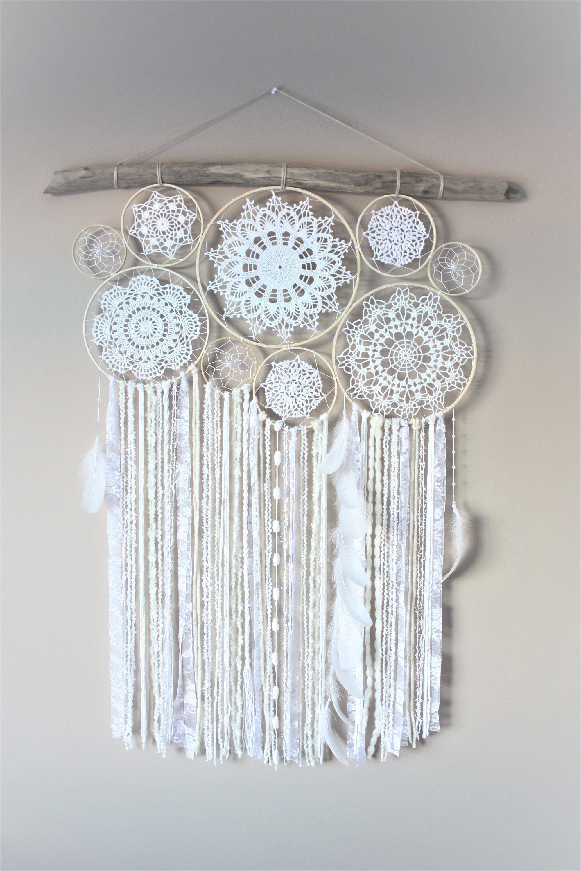 Large Dream Catcher Wall Hanging Dreamcatcher Wall Hanging Etsy