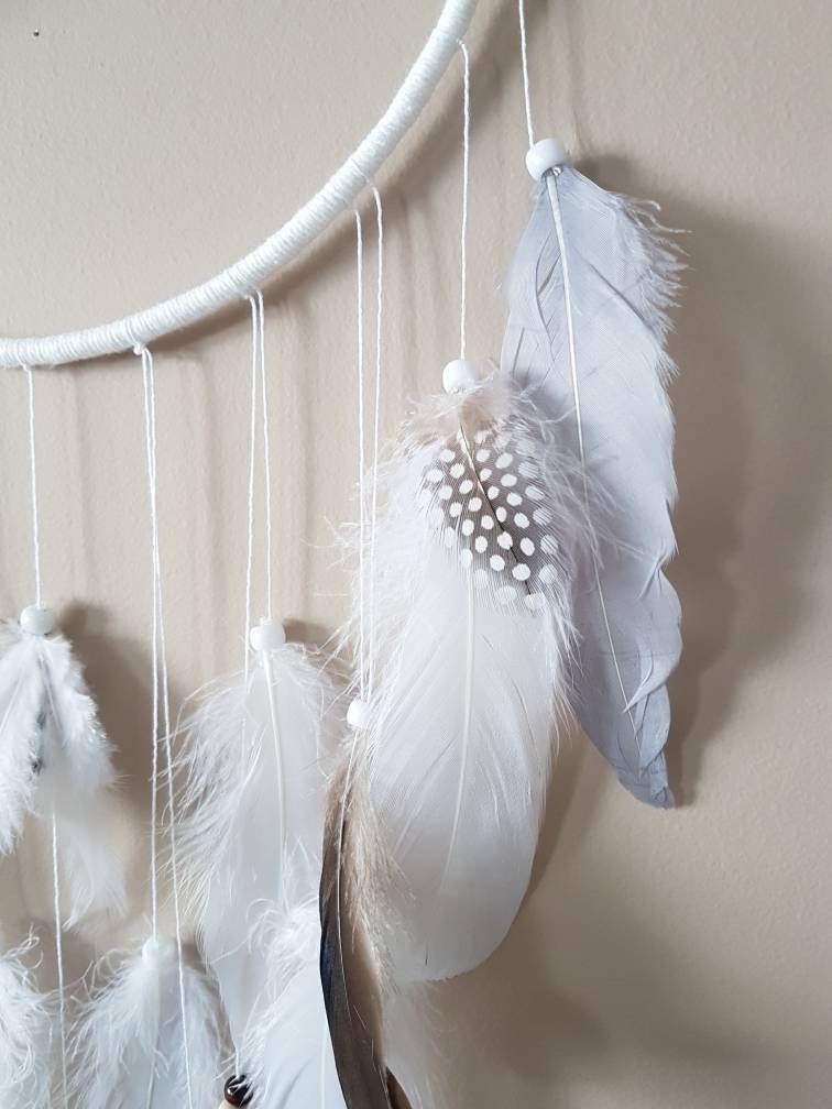 Feather Dream Catcher-driftwood Dreamcatcher-tribal Woodland - Etsy Canada