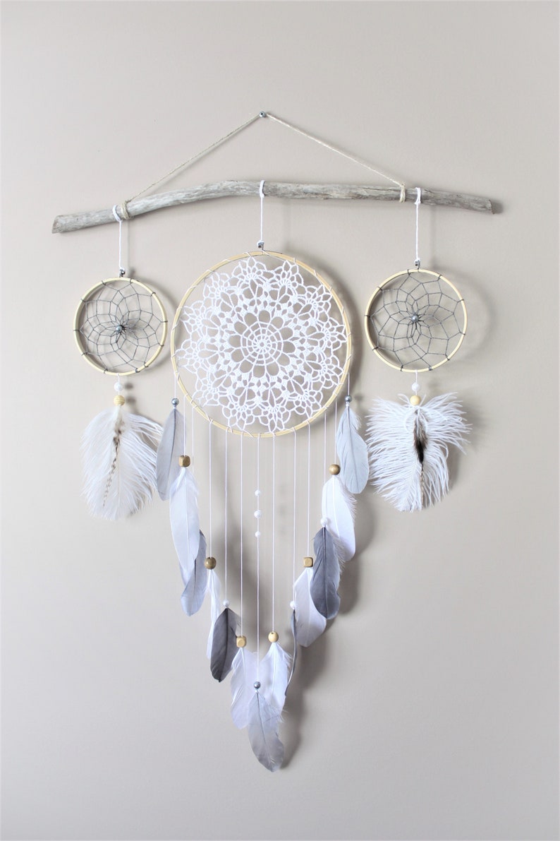 Dream Catcher Wall Hanging Nursery Dream Catcher Boho Baby Etsy