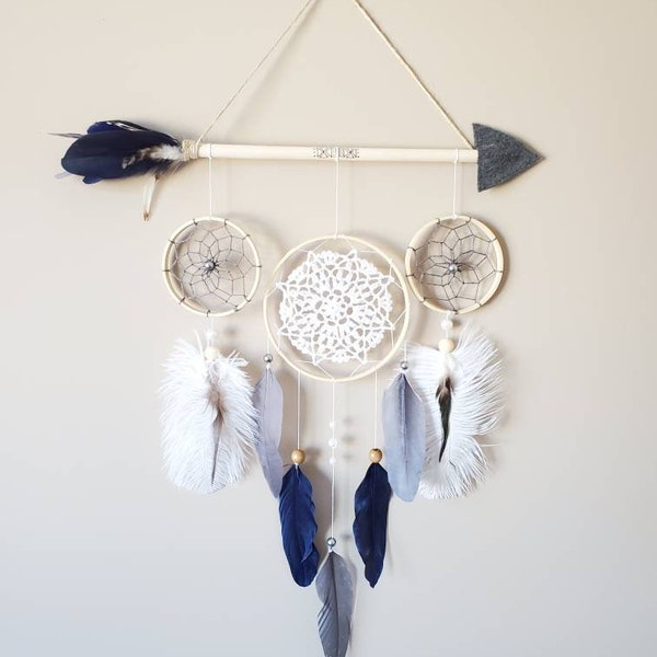 Dream Catcher Arrow-Arrow Nursery Decor-Adventure Theme Nursery-Baby Boy Girl Nursery-Baby Shower Gift-Kids Room Decor-Arrow Wall Decor